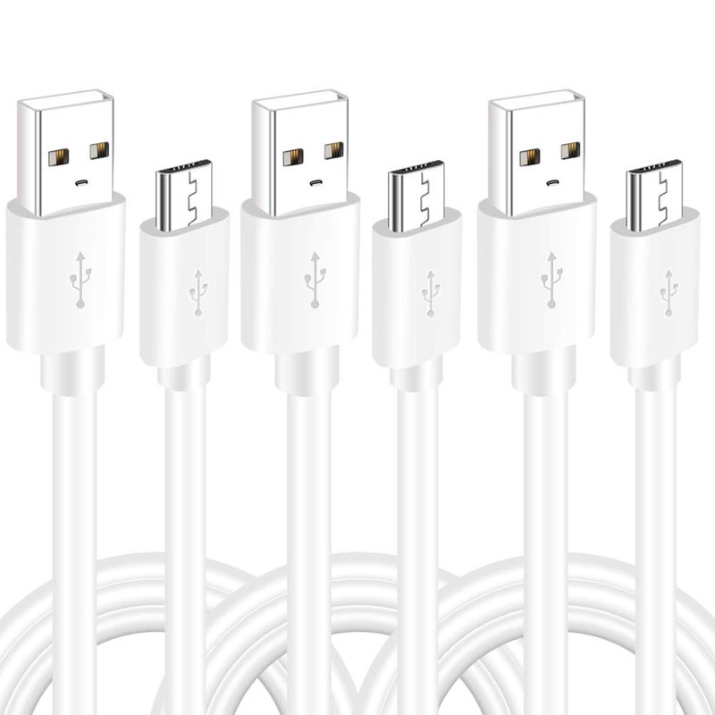 SIOCEN 10FT 3Pack USB Power Extension Cable Cord for WyzeCam,Yi Camera,Oculus Go,Echo Dot Kid Edition,Nest Cam,Kasa Cam,Netvue,Arlo Pro Q,Blink,Furbo Dog, USB Charging Cord for Home Security Camera - Image 1